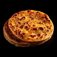 Classic Aloo Paratha With A Potato Stuffing photo