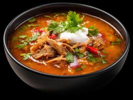 A Traditional Polish Zurek A Sour Rye Soup photo