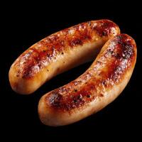 A Grilled German Bratwurst A Popular Sausage photo