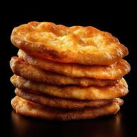 A Crispy Hungarian Langos A Fried Dough Treat photo