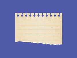 Realistic crumpled paper strips and torn notebook shreds with detailed ripped edges ideal for scrapbooking, design mockups, and presentation backgrounds vector