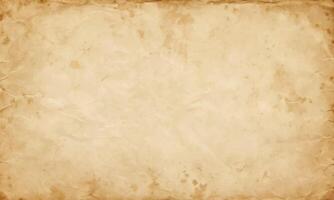Flat illustration of old paper texture background featuring natural aging, grunge stains, and vintage elements for creative or retro-themed designs vector