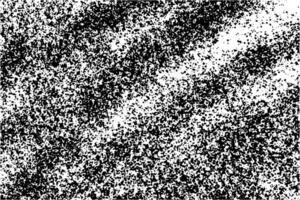 High Contrast Black and White Grunge Texture Pattern with Halftone Noise Effect vector