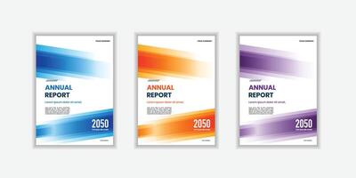 Professional Modern folding ribbon theme book cover template in. A4 size book cover template illustration vector