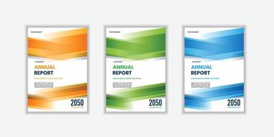 Professional Modern folding ribbon theme book cover template in. A4 size book cover template for annual report, magazine, booklet, proposal, portfolio, brochure, poster vector