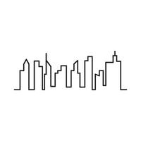 City skyline design icon illustration vector