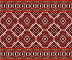 Geometric pattern in earthy tones vector