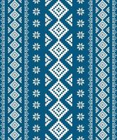 Abstract blue ethnic art .Seamless pattern in tribal,folk embroidery,and Native American style. Aztec geometric art ornament print.Design for carpet,cover.Wallpaper,wrapping,fabric,clothing. vector