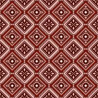 Geometric pattern in earthy colors vector