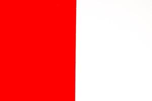 Striking Contrast of Bold Red and Clean White Creates a Modern Visual Aesthetic photo