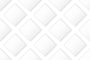 3D white square plate seamless pattern horizontal background graphic illustration. vector