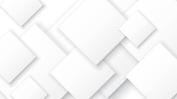 3D white square plate multiple size overlap background graphic illustration. vector