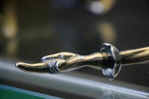 silver yad detail close up torah pointer photo
