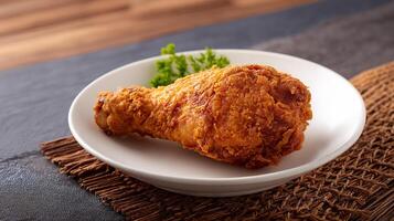 Food photography of fried chicken, Chicken fried image photo