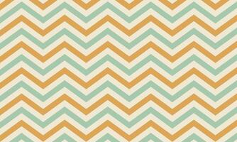 Retro chevron background with wavy zigzag lines in soft vintage colors. 70s-inspired abstract design with a nostalgic aesthetic. Perfect for posters, print, banners, social media graphics. vector