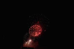 Vivid and Colorful Firework Background photo