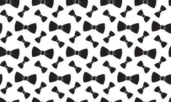 Seamless pattern. Silhouette of a Bow tie vector