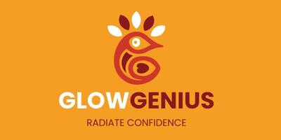 Glow Genius Logo vector