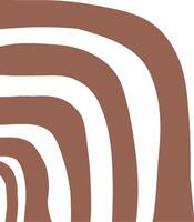 Abstract Brown Arcs Composition vector