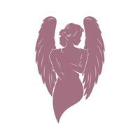 Goddess Looking over her shoulder in Calm Aura.3 vector