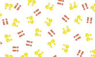 Design background question mark unique and exclamation mark vector