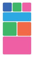 Design template grid logo or branding vector