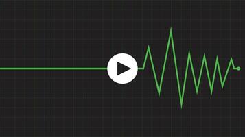 Design heart beat joke funny unique vector