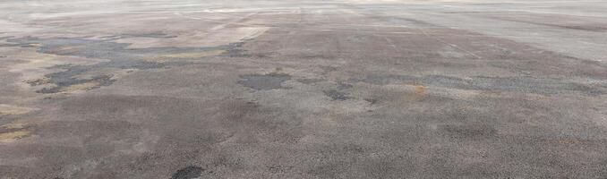 Perspective of asphalt road floor spacious texture for background photo