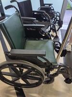 Accessibility and mobility solutions with wheelchairs in healthcare environment photo