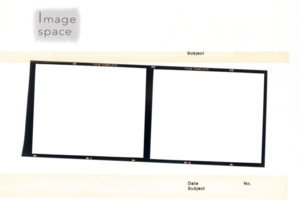 Medium format color film frame.With white space.120 Film Image space.image space png