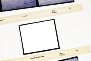 Medium format color film frame.With white space.120 Film Image space.photo space png