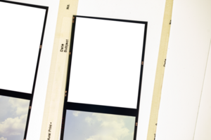 Medium format color film frame.With white space.120 Film Image space. png