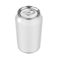 White Soda Can isolated on transparent background png