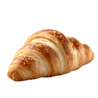 A golden brown croissant with flaky layers and a sugary crust baked to perfection a delicious pastry png