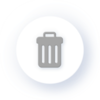 Neumorphism Icon Delete Icon Soft Drop Shadow on Dark Background Neumorphic UI UX Design User Interface Neumorphism Shadow png