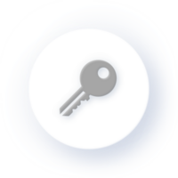 Neumorphism Icon Key Icon Soft Drop Shadow on Dark Background Neumorphic UI UX Design User Interface Neumorphism Shadow png
