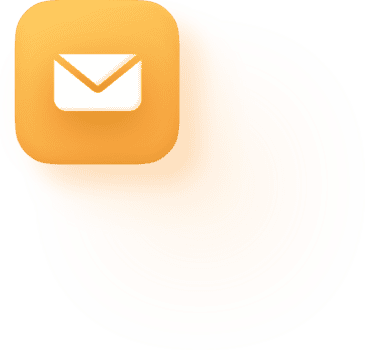 ios stile e-mail Busta icona arrotondato App i phone Mela pulsante per Messaggio notifica e-mail comunicazione simbolo piatto morbido ombra mobile ui UX cassetta postale Posta in arrivo icona e-mail lettera e-mail design png