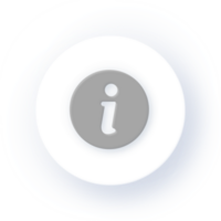 Neumorphism Icon Information Icon Info Icon Soft Drop Shadow on Dark Background Neumorphic UI UX Design User Interface Neumorphism Shadow png