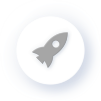 Neumorphism Icon Startup Icon Soft Drop Shadow on Dark Background Neumorphic UI UX Design User Interface Neumorphism Shadow png