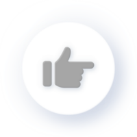 Neumorphism Icon Thumbs Up Icon Soft Drop Shadow on Dark Background Neumorphic UI UX Design User Interface Neumorphism Shadow png