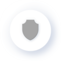Neumorphism Icon Safety Icon Soft Drop Shadow on Dark Background Neumorphic UI UX Design User Interface Neumorphism Shadow png