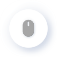 Neumorphism Icon Pointer Icon Soft Drop Shadow on Dark Background Neumorphic UI UX Design User Interface Neumorphism Shadow png