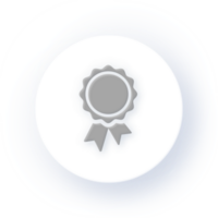 Neumorphism Icon Achievement Icon Soft Drop Shadow on Dark Background Neumorphic UI UX Design User Interface Neumorphism Shadow png