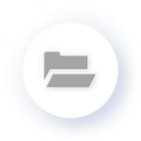 Neumorphism Icon Folder Icon Soft Drop Shadow on Dark Background Neumorphic UI UX Design User Interface Neumorphism Shadow png
