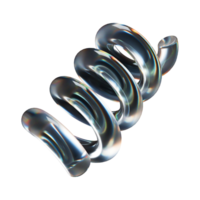 transparent abstract glass shape, spring like glass png