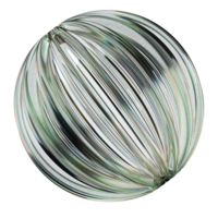 abstract glass shape, glass ball with random texture with light reflection png