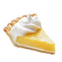 Slice of dessert with topping on transparent background png