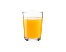 Refreshing Orange Juice in a Clear Glass Cup Healthy Drink. png
