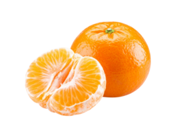 Fresh Mandarin Orange with Segmented Piece Vibrant and Juicy Appearance. png