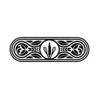 Ornate Culinary Emblem Vintage Baking Illustration vector